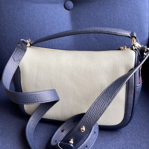 Kate Spade Pebbled Leather Crossbody Bag Light Pistachio Multi - Picture 5 of 16
